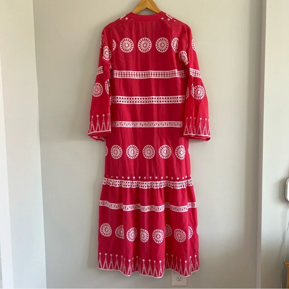 Oliphant Red Maxi Dress - Picture 3 of 12